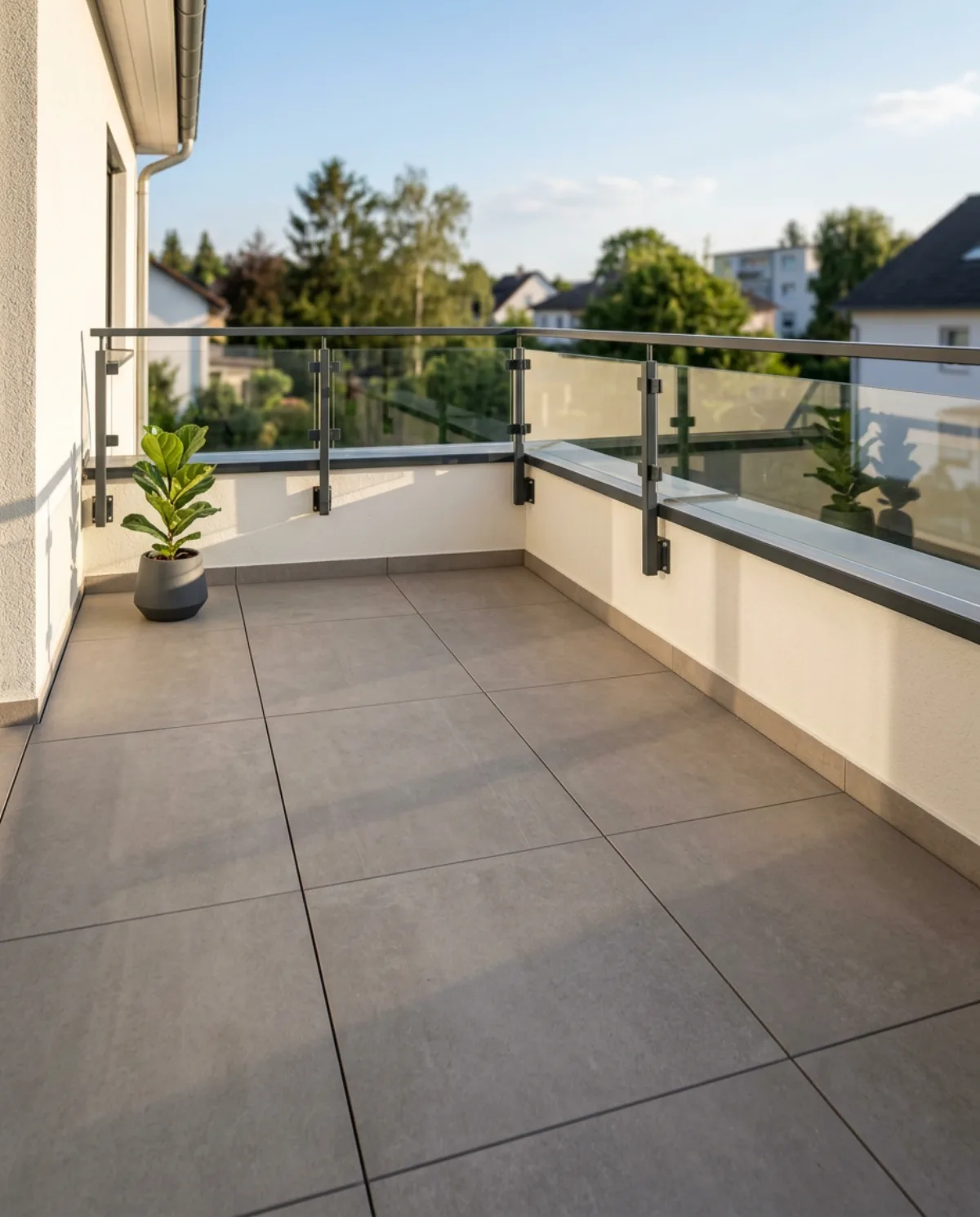 Fertig sanierter Balkon durch RESSEL